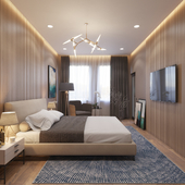 Visualization bedroom interior