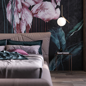 Flamingo bedroom