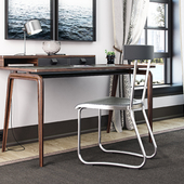 Molteni&C table:NOTE chair:D.235.2