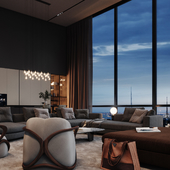 Design of the PentHouse in New York
