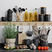 Decorative kitchen set 03 by Systemh11