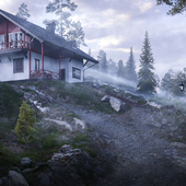 Концепт загородного дома в Норвегии