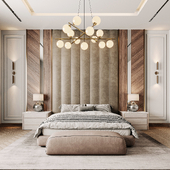 Interior bedroom Modular Bed (сделано по референсу)
