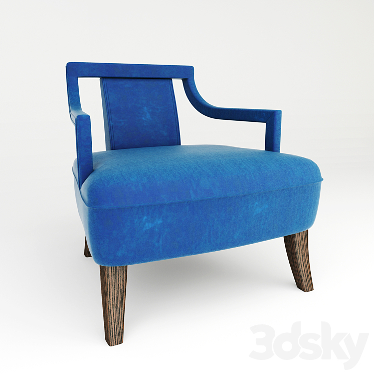 Eanda Armchair Arm Chair 3d Model
