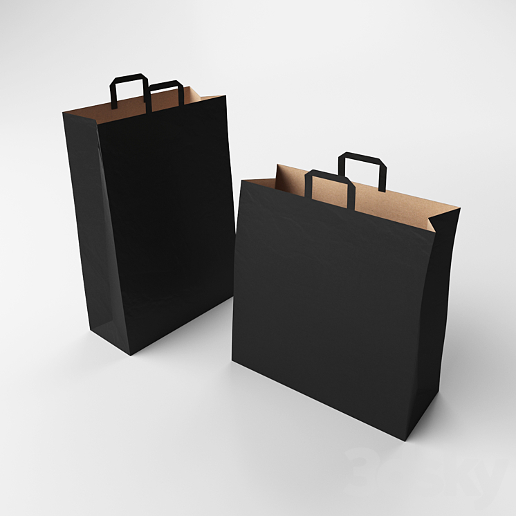 Louis Vuitton Bags set 3D model