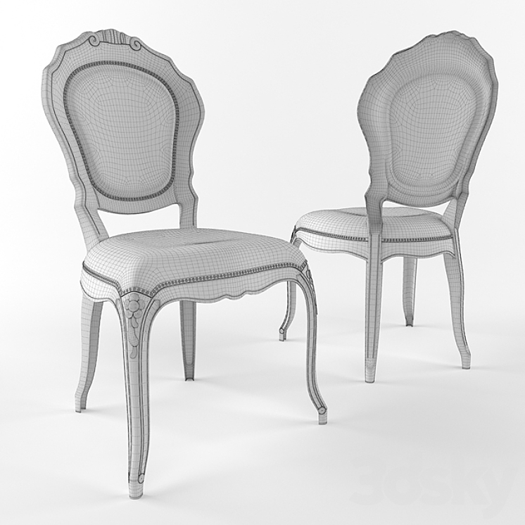 dal segno Belle Epoque - Chair - 3D model