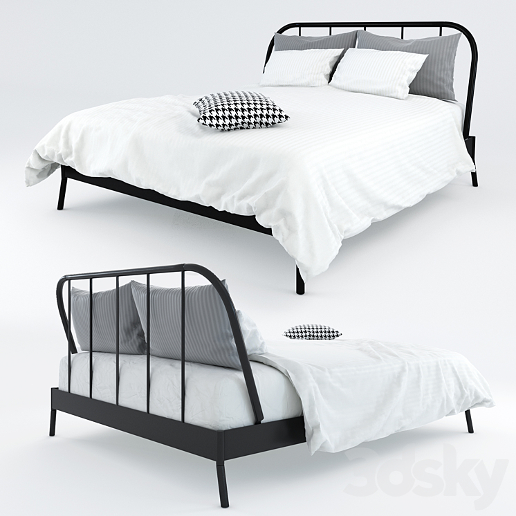 Bed KOPARDAL IKEA - Bed - 3D model