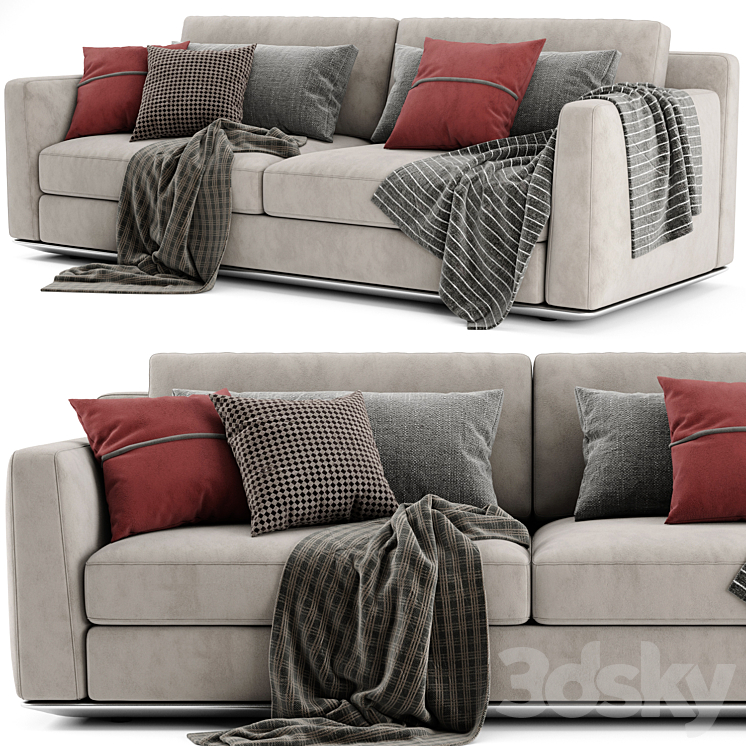 Horm Ellington 2 Seats Sofa - Sofa - 3D model