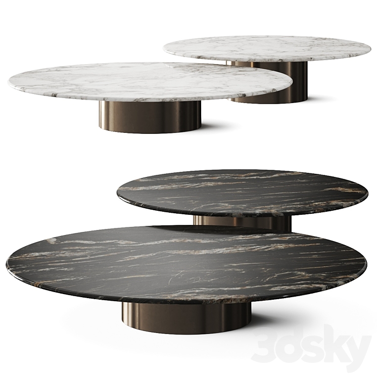 Minotti Doyle Coffee Tables - Table - 3D model