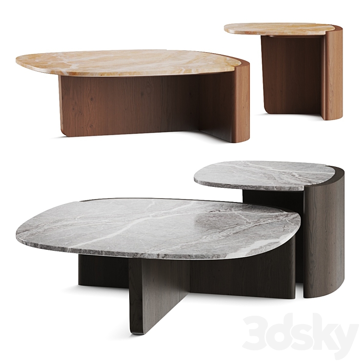 Tacchini Trampolino Coffee Tables - Table - 3D model