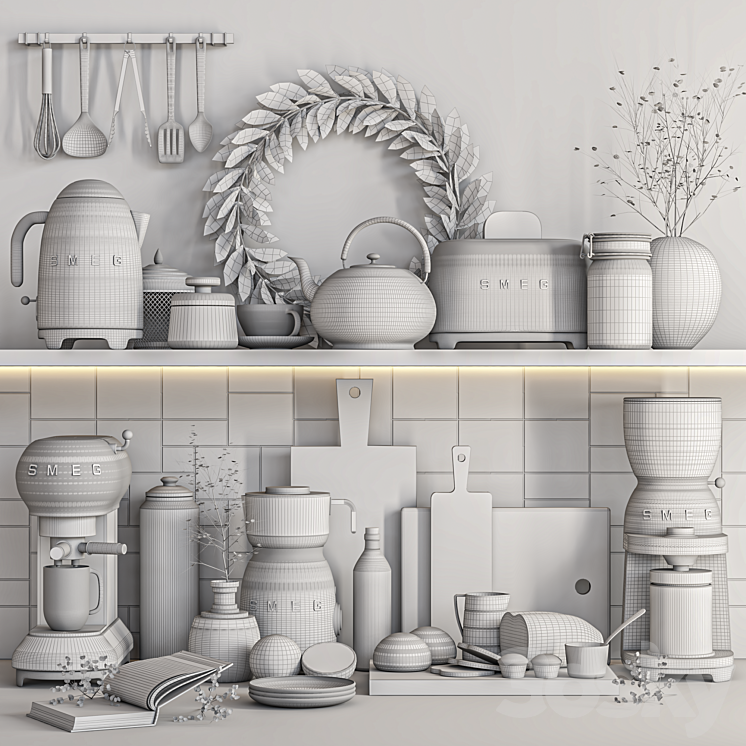 Kitchen accessories 009 | 3D model