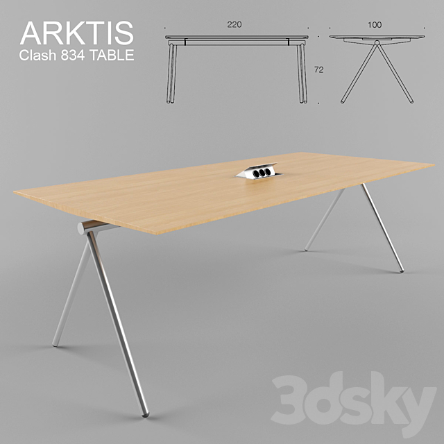 
                                                                                                            ARKTIS Clash 834 TABLE
                                                    