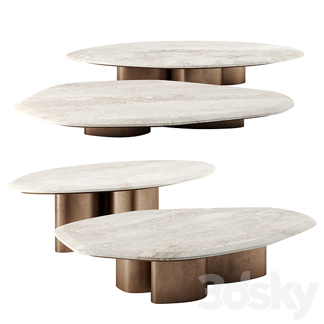 Ragali coffee tables by Roberto Cavalli Home - Table - 3D Models