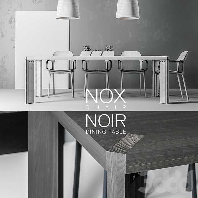 
                                                                                                            NOX & NOIR tables & chairs
                                                    