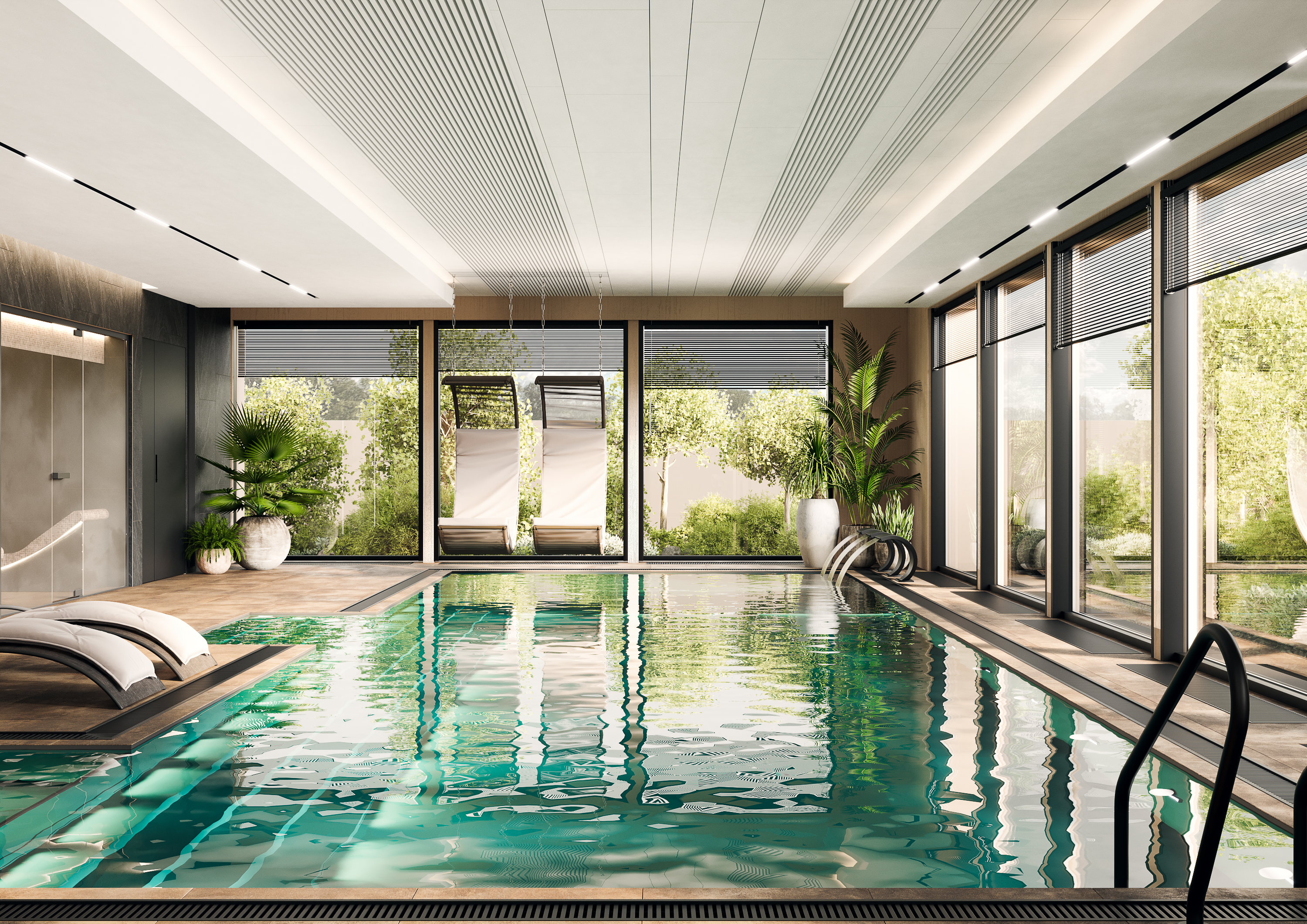 50 потрясающих идей для крытых бассейнов — шикарные проекты знаменитых дизайнеров
