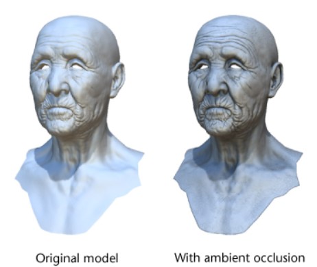 Окклюзия окружения. Эмбиент оклюжн. Ambient Occlusion без и с. Ambient Occlusion Map. Окклюзия в рисовании.